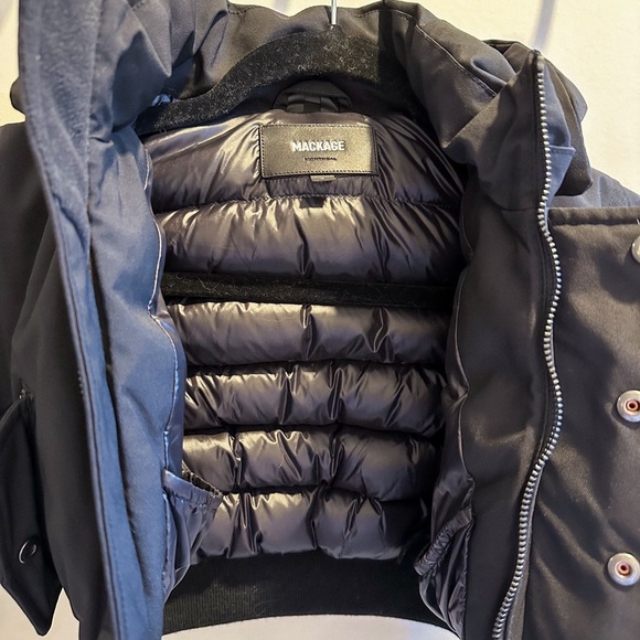 Mackage - black bomber jacket - Picture 6 of 10